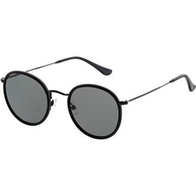 Bask Eyewear Cove - Shiny Black/Grey Polarised Lenses