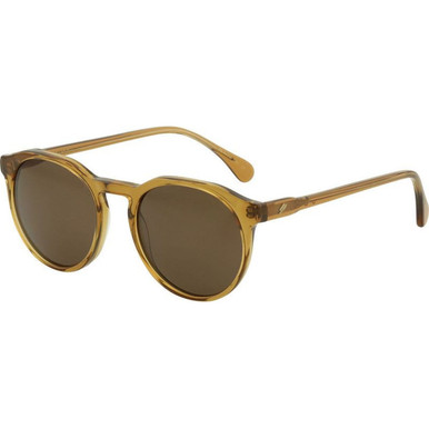 Bask Eyewear Sheyd - Crystal Toffee/Brown Polarised Lenses