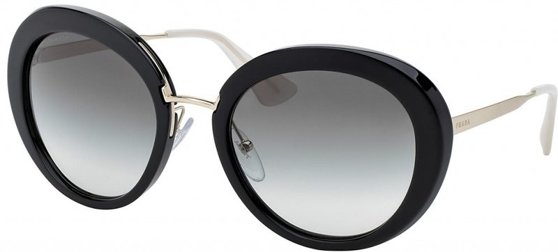Prada PR 16QS Black/Grey Gradient Lenses