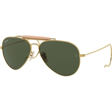 Ray-Ban Outdoorsman I - Arista/Green Glass Lenses