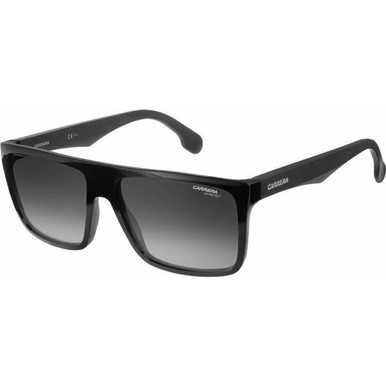 Carrera 5039/S - Black/Dark Grey Gradient Lenses