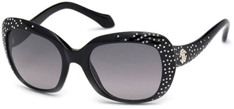 Roberto cavalli shiny black sunglasses outlet