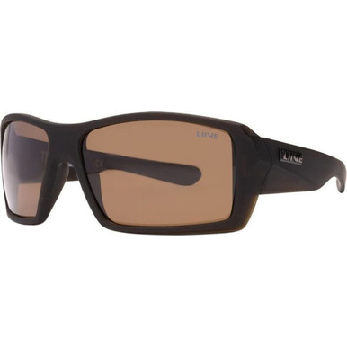 Liive The Edge - Matte Beer/Brown Polarised Lenses