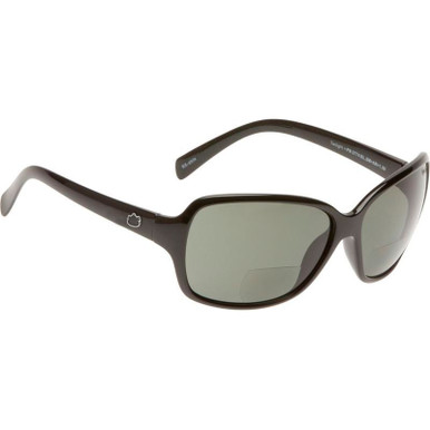 Black/Bifocal +2.5 Smoke Polarised Lenses