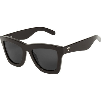 Valley Eyewear DB - Gloss Black/Black Lenses