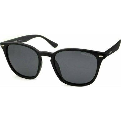 Stringa - Matte Black/Grey Polarised Lenses