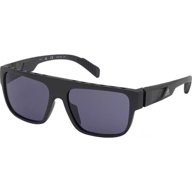 Adidas SP0037 - Matte Black/Grey Lenses