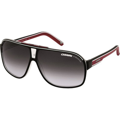 Carrera Grand Prix 2, Black and Red/Grey Gradient Polarised Lenses