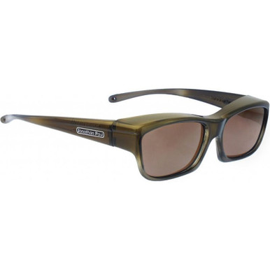 Fitovers Choopa - Olive Charcoal/Amber Polarised Lenses