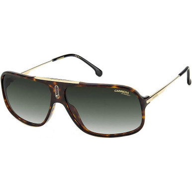 Carrera Cool 65, Havana/Green Gradient Lenses