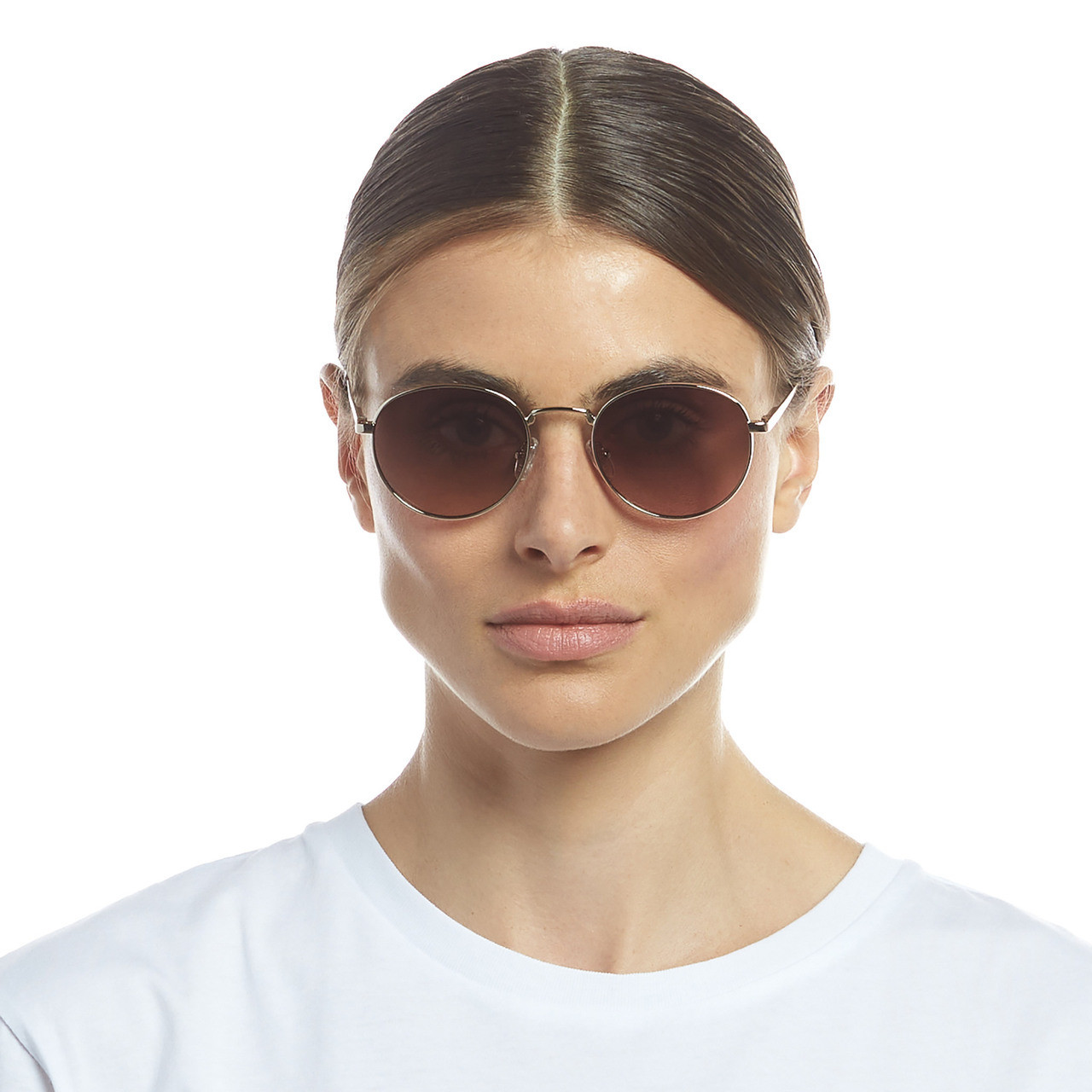 Le Specs The Flash Sunglasses Le Specs | Treasure | Silver & Silver Flash Tint Lens  main image 3