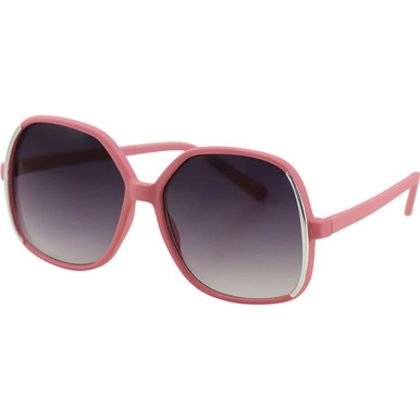 JS Eyewear Missy - Pink/Smoke Gradient Lenses