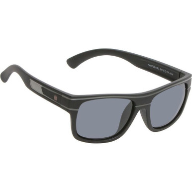 Ugly Fish Kids PKR729 KIDS - Matte Black/Smoke Polarised Lenses