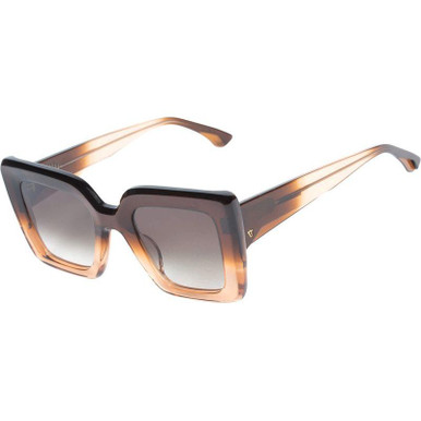 Valley Eyewear Amour, Cola Fade/Brown Gradient Lenses