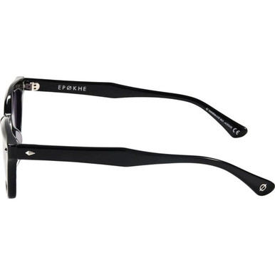 Shop the Epokhe Ceremony Sunglasses Polished Black/Black