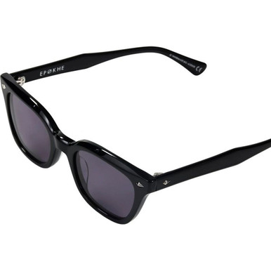 Shop the Epokhe Ceremony Sunglasses Polished Black/Black