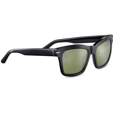 Shiny Black/555nm Photochromic Polarised Glass Lenses