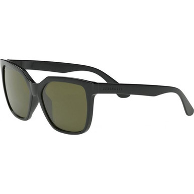 Serengeti Wakota - Shiny Black/555nm Saturn Photochromic Polarised Lenses