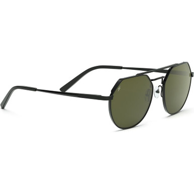 Serengeti Shelby - Matte Black/555nm Saturn Photochromic Lenses