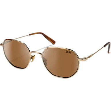 Zeal Optics Easterly, Gold/Copper Polarised Lenses