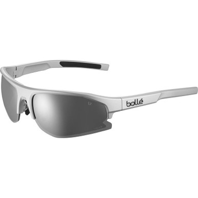 Bolle Bolt 2.0, Matte Silver/Volt+ Cold White Polarised Lenses