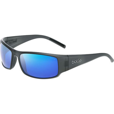 Bolle King, Matte Crystal Black/Volt+ Offshore Polarised Lenses