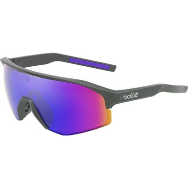 Bolle Lightshifter - Matte Titanium/Volt+ Ultraviolet Polarised Lenses