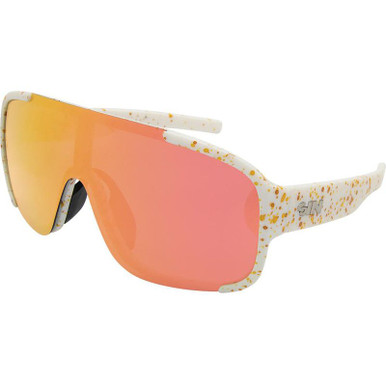 Rogue - White/Gold Flash Polarised Lenses