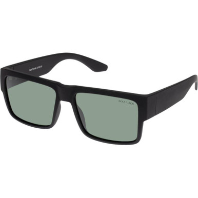 Cancer Council Northam, Black Rubber/Green Polarised Lenses