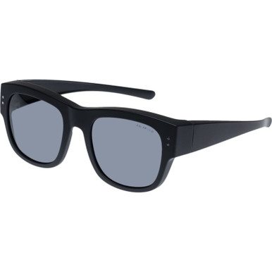 Cancer Council Willare - Matte Black/Smoke Polarised Lenses