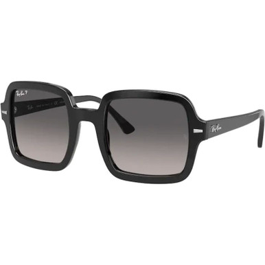 RB2188 - Black/Dark Grey Gradient Glass Polarised Lenses