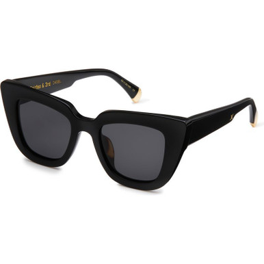 Fairfax & 3RD - Gloss Black and 24K Gold/Black Lenses