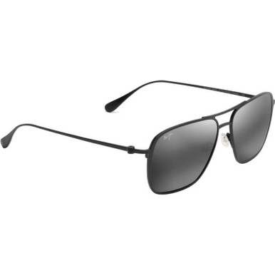 Maui Jim Beaches Alt Fit - Matte Black/Neutral Grey Polarised Lenses