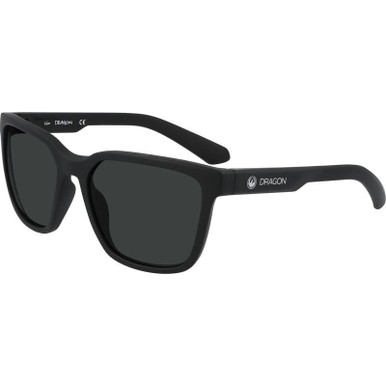 Burgee - Matte Black H20/Smoke Polarised LL Lenses