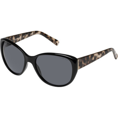 Cancer Council Enviro Cat Eye, Black and Cookie Tort/Smoke Polarised Lenses