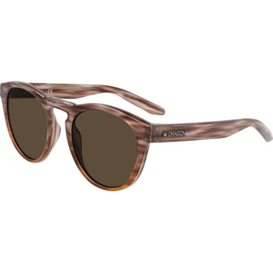 Dragon Eyewear Opus, Grey and Caramel /Brown Gradient LL Lenses