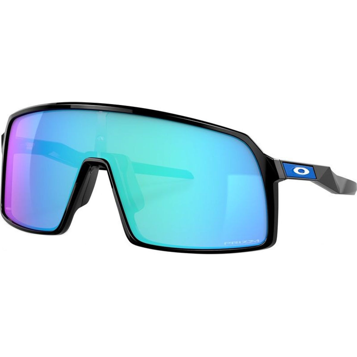 Shop Oakley Sutro Sunglasses Polished Black/Prizm Sapphire