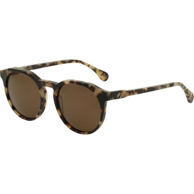 Bask Eyewear Sheyd - Beige Tort/Brown Polarised Lenses