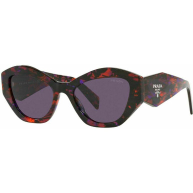 Prada PR07YS - Abstract Orange/Violet Lenses