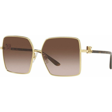 Dolce & Gabbana DG2279 - Gold/Brown Gradient Lenses
