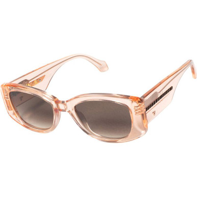 Valley Eyewear Sid, Crystal Pink and Rose Gold/Brown Gradient Lenses