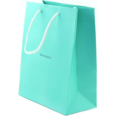 Tiffany & Co. Shopping Bag - Tiffany Blue with White Rope Handle