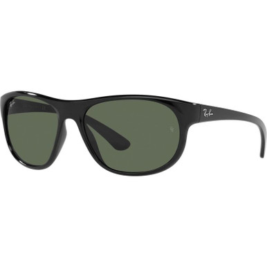 Ray-Ban RB4351 - Black/Dark Green Lenses