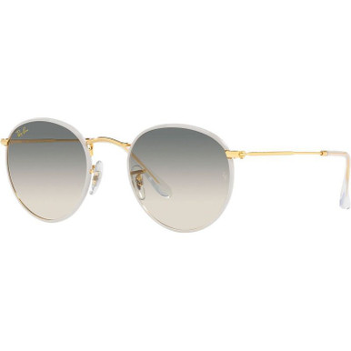 Ray-Ban RB3447JM, Grey on Legend Gold/Clear and Grey Gradient Glass Lenses