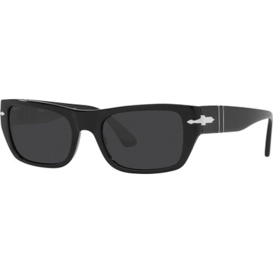 Persol PO3268S, Black/Black Polarised Glass Lenses