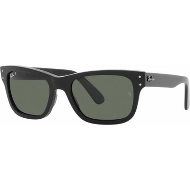 Ray-Ban Mr Burbank RB2283 - Black/Green Glass Polarised Lenses 52 Eye Size