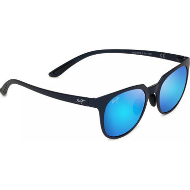 Wailua - Matte Blue/Blue Hawaii Mirror Polarised Lenses