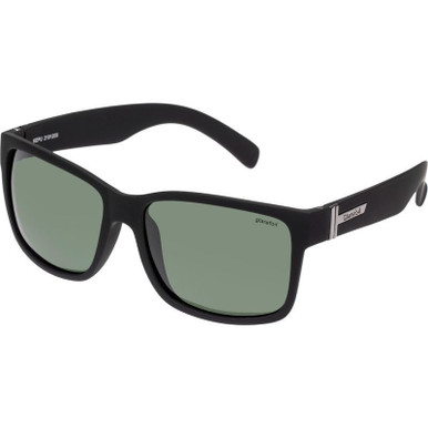 Glarefoil Kepu - Black Rubber/Green Polarised Lenses