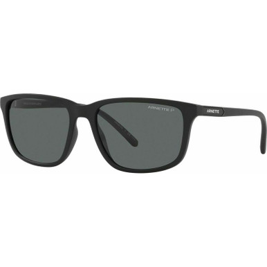 Arnette Pirx AN4288, Matte Black/Dark Grey Polarised Lenses