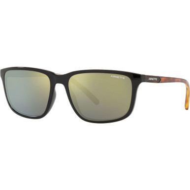 Arnette Pirx AN4288 - Black/Green Mirror Lenses